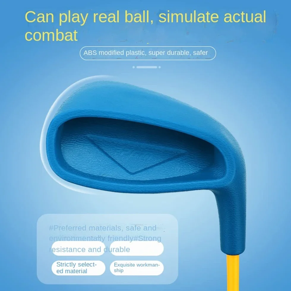 Hierros para palos de golf junior con eje de carbono y superficie extra grande