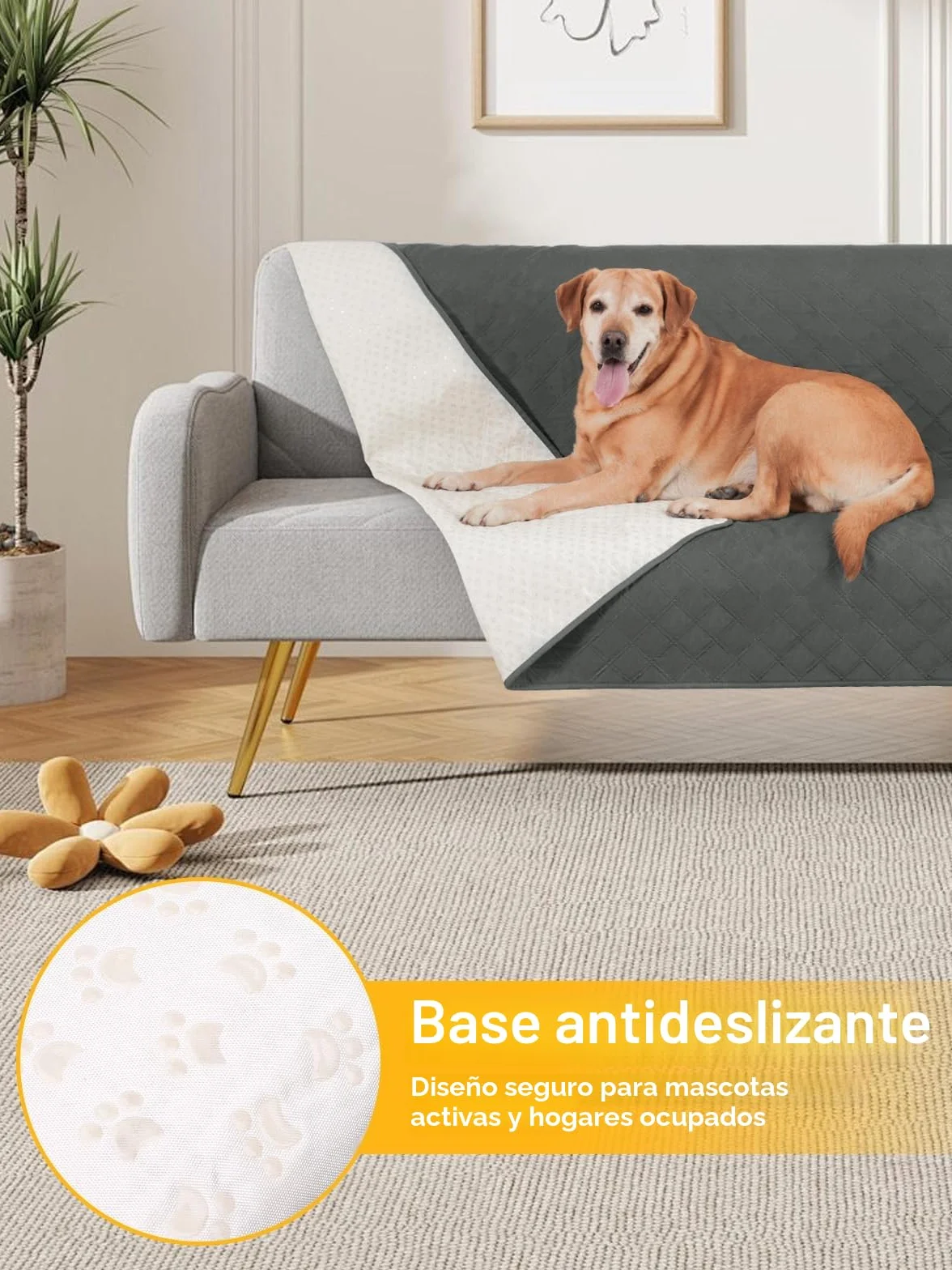 Manta impermeable para perro, funda de cama suave para mascotas, tapete antideslizante, protector de muebles, lavable, a prueba de arañazos, resistente al pelo de mascotas, para cachorros
