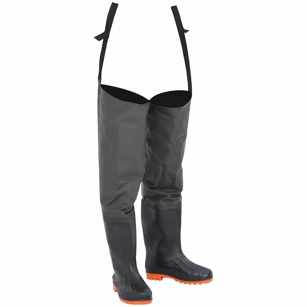 Botas Altas de Agua de Pesca Verde Oscuro Talla 45