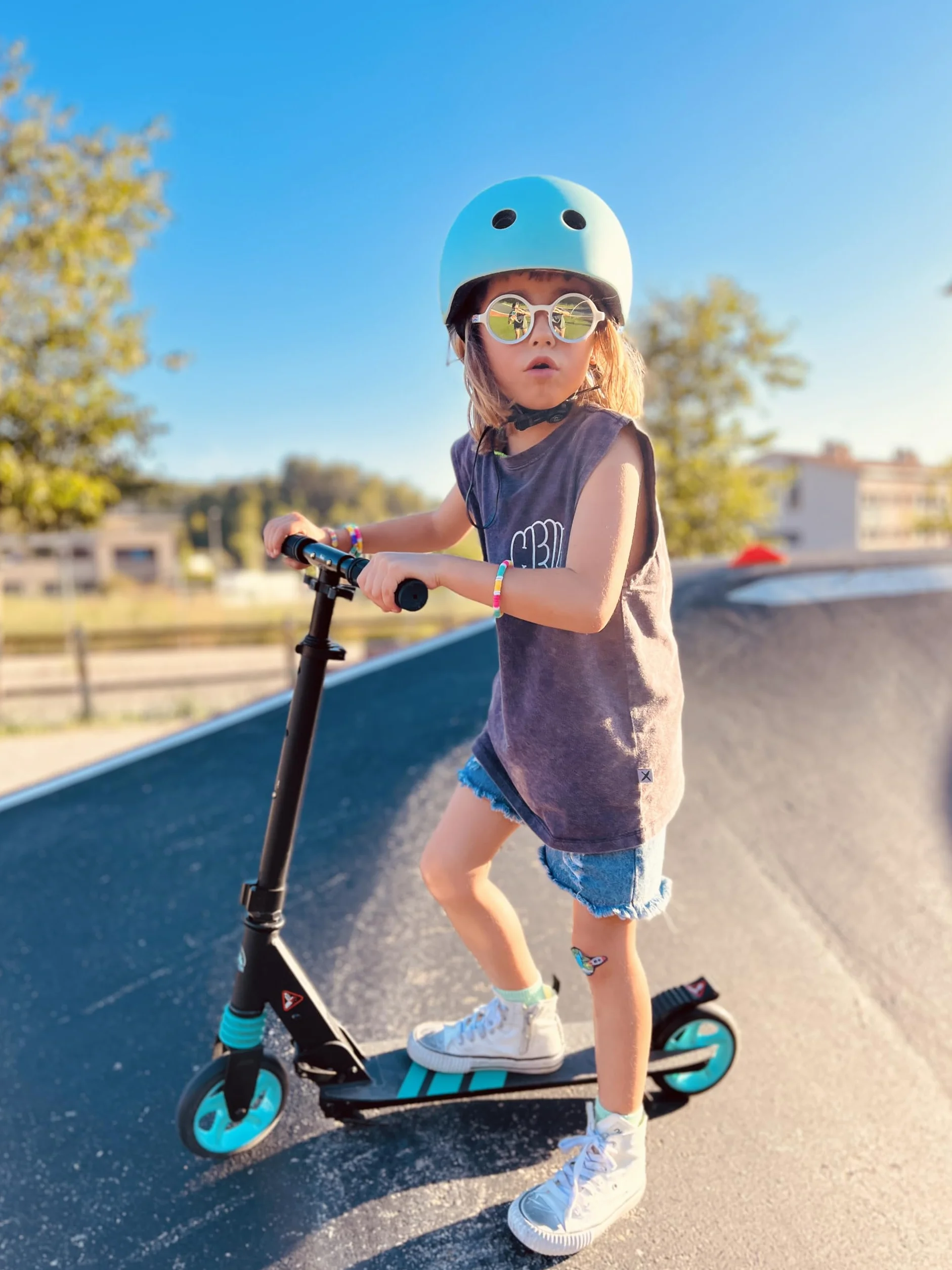 Sawyer Bikes Patinete Ajustable y Plegable Niños 6 a 12 Años