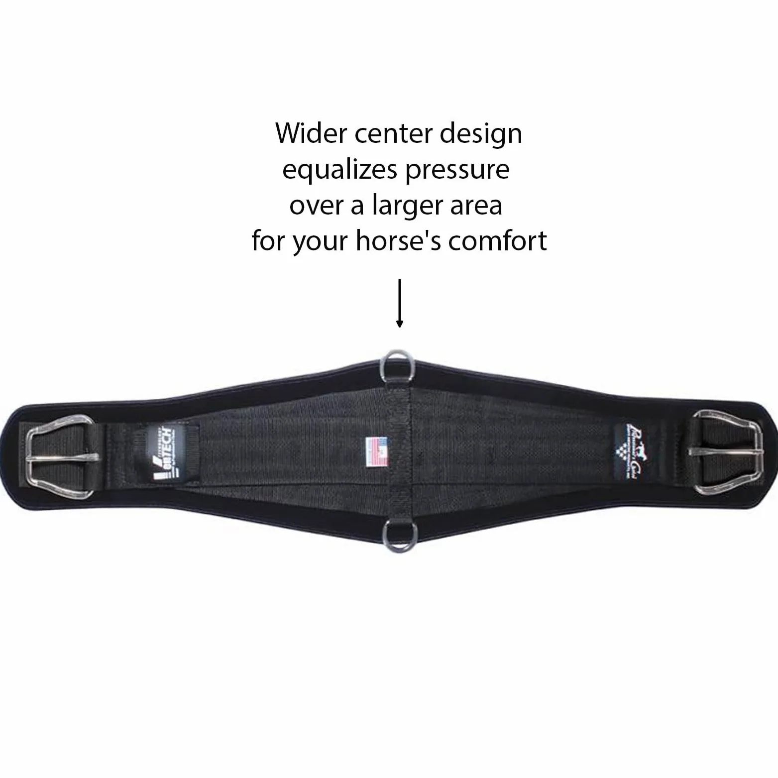Profesionales Elección Equine Ventech Roper Cinch
