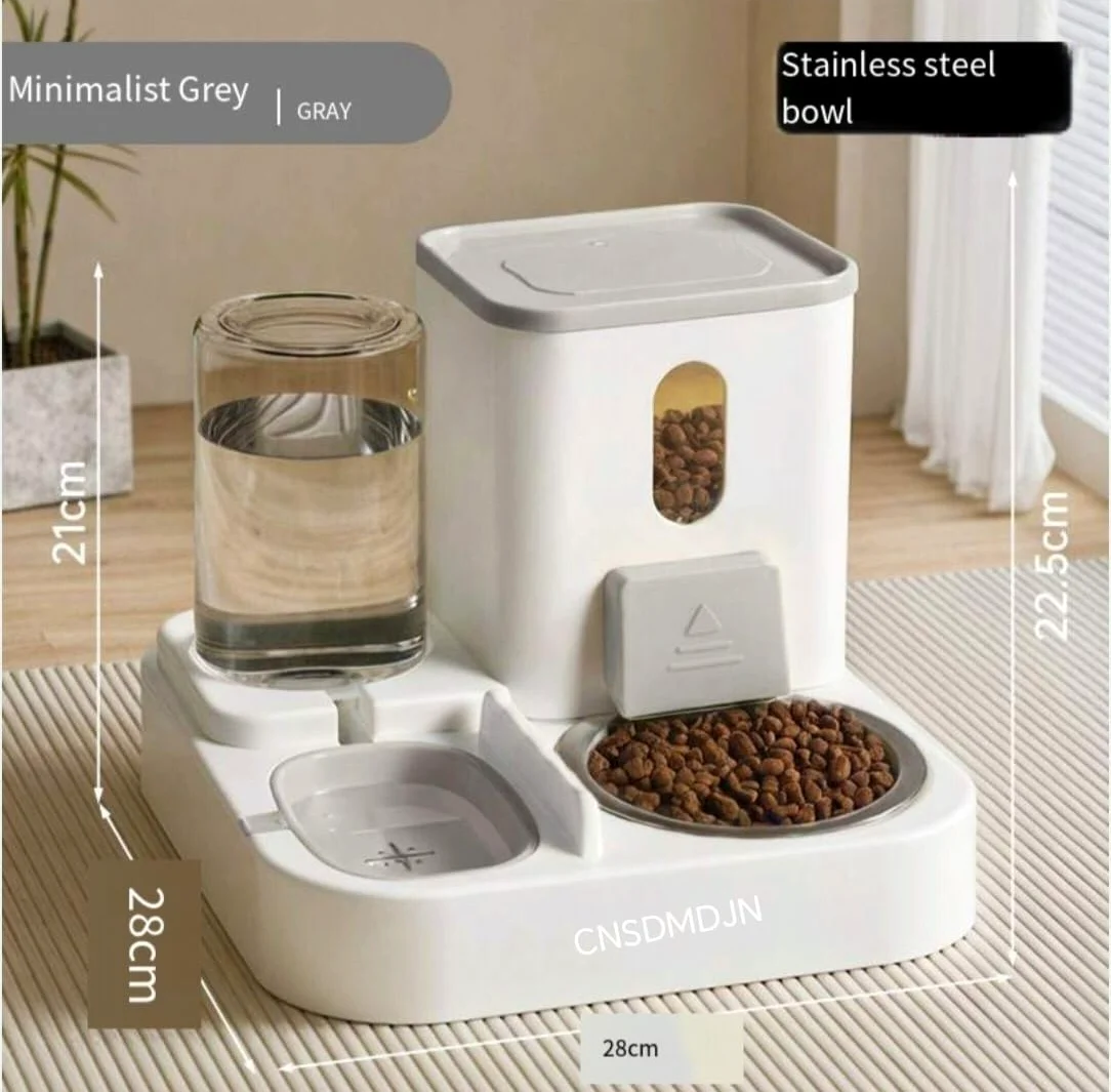 Alimentador y bebedero automático para mascotas (gatos y perros)