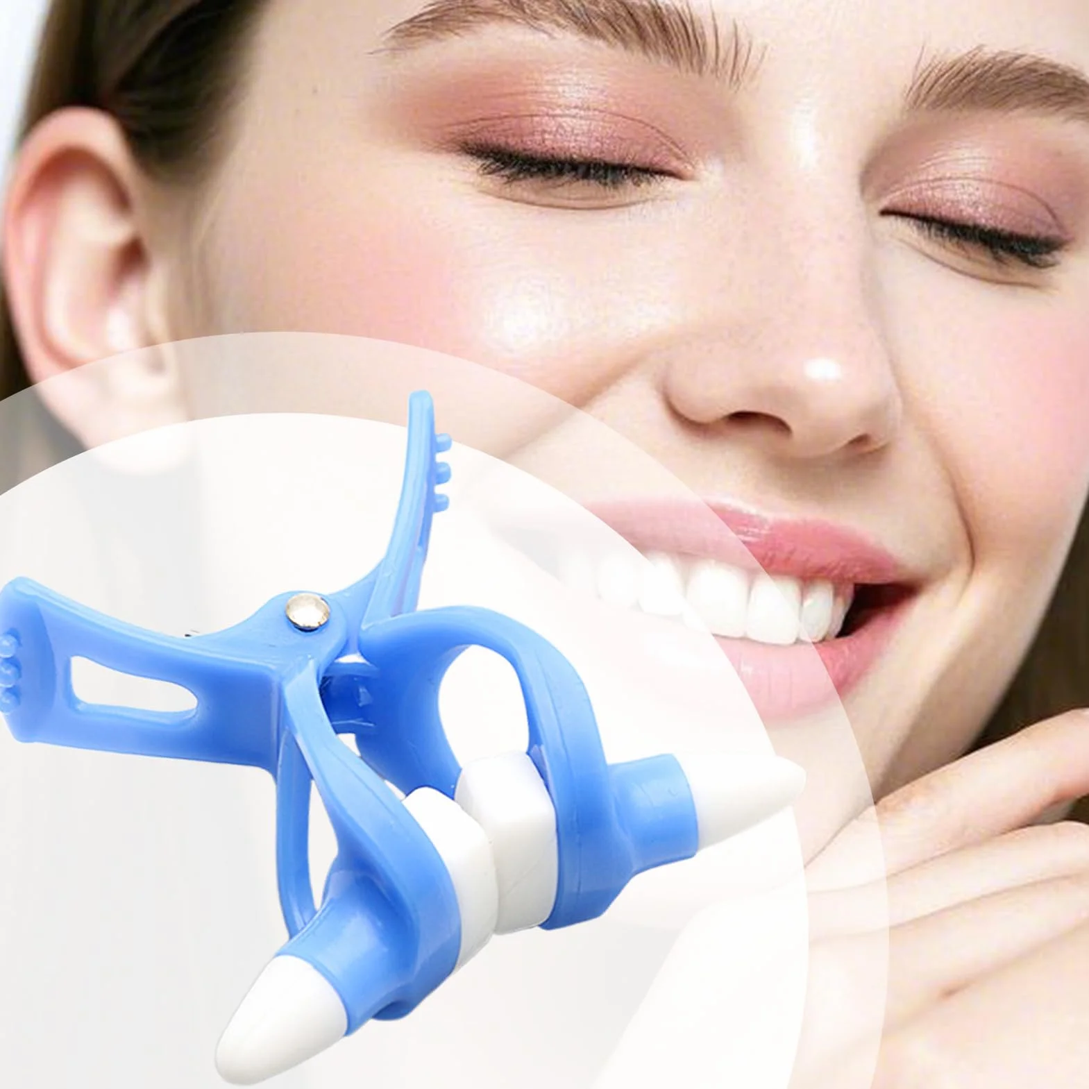 Moldeador de nariz clip levantador nasal ergonómico
