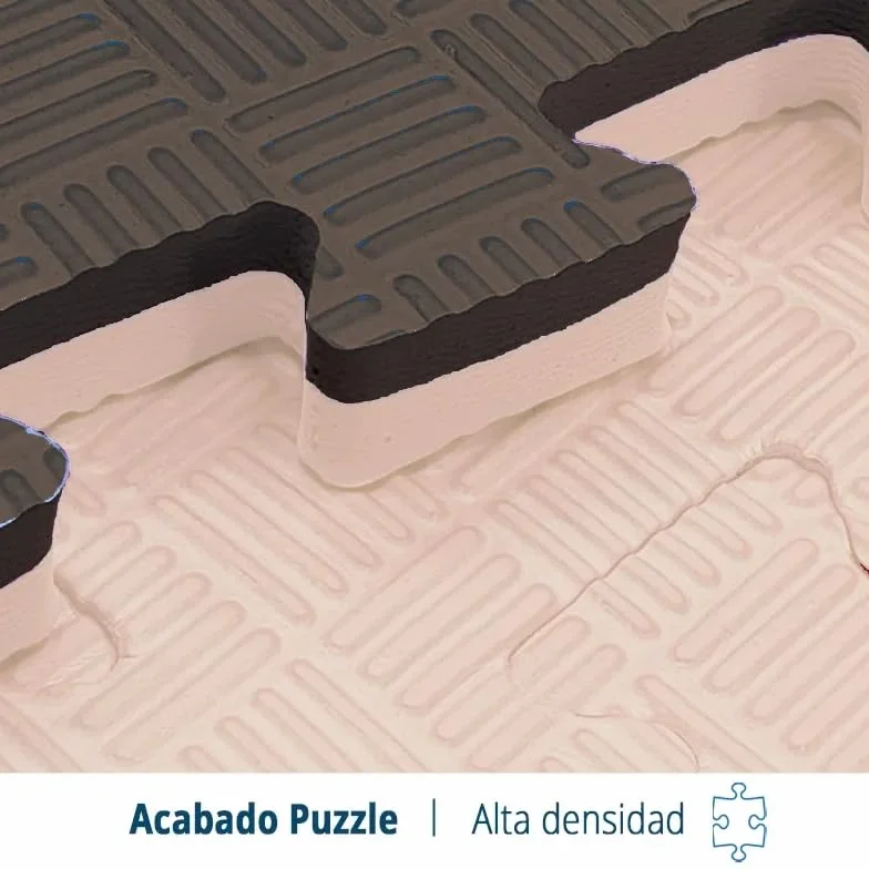 Artatami® Suelo Tatami Puzzle 1x1x20 mm Losetas Gran Formato XL Gimnasios Fitness Pilates Yoga Superficie Agarre