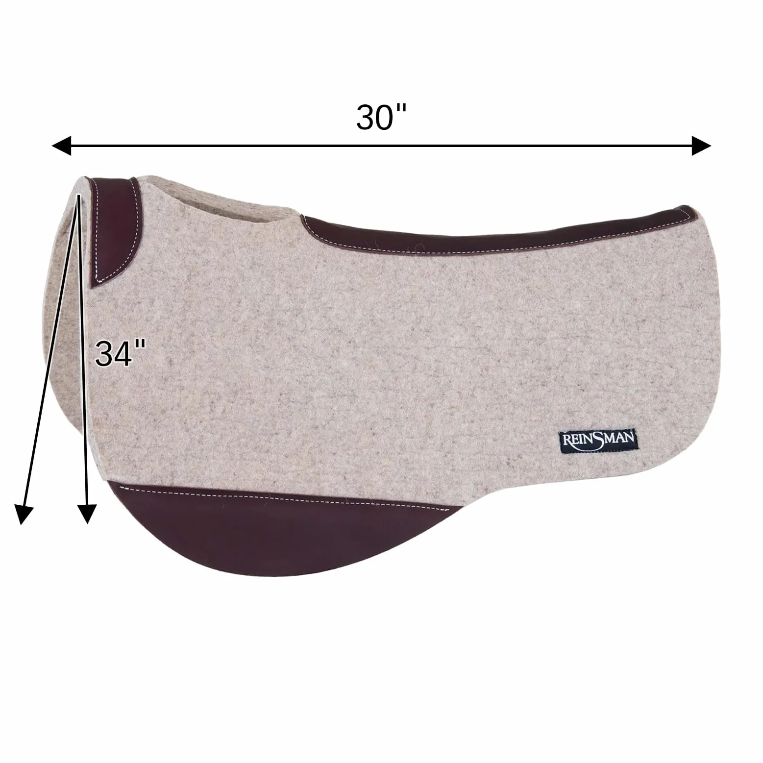 Reinsman Cuadrado Almohadillas para Silla de Montar