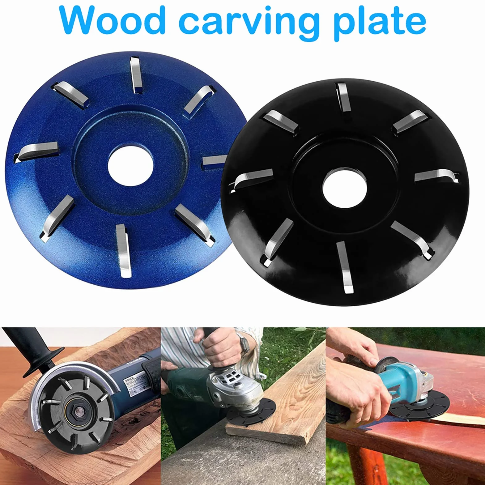Disco de corte de pezuña, herramienta eléctrica profesional de reparación de pezuñas, disco de tallado turbo de madera, cortador de corte de pezuñas de metal de 6/8 dientes para caballos, cabras,