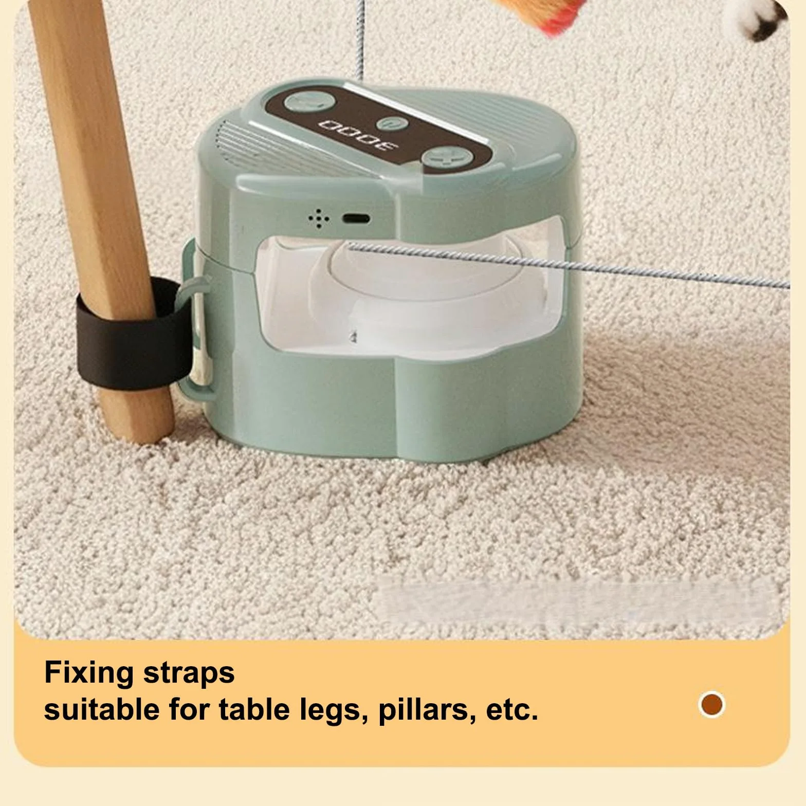 Juguete Interactivo de persecución para Gatos, Juguete eléctrico Interactivo para Gatos con Control Remoto, 2 Modos de fijación y 4 velocidades, para Que Gatitos y Cachorros aburridos jueguen