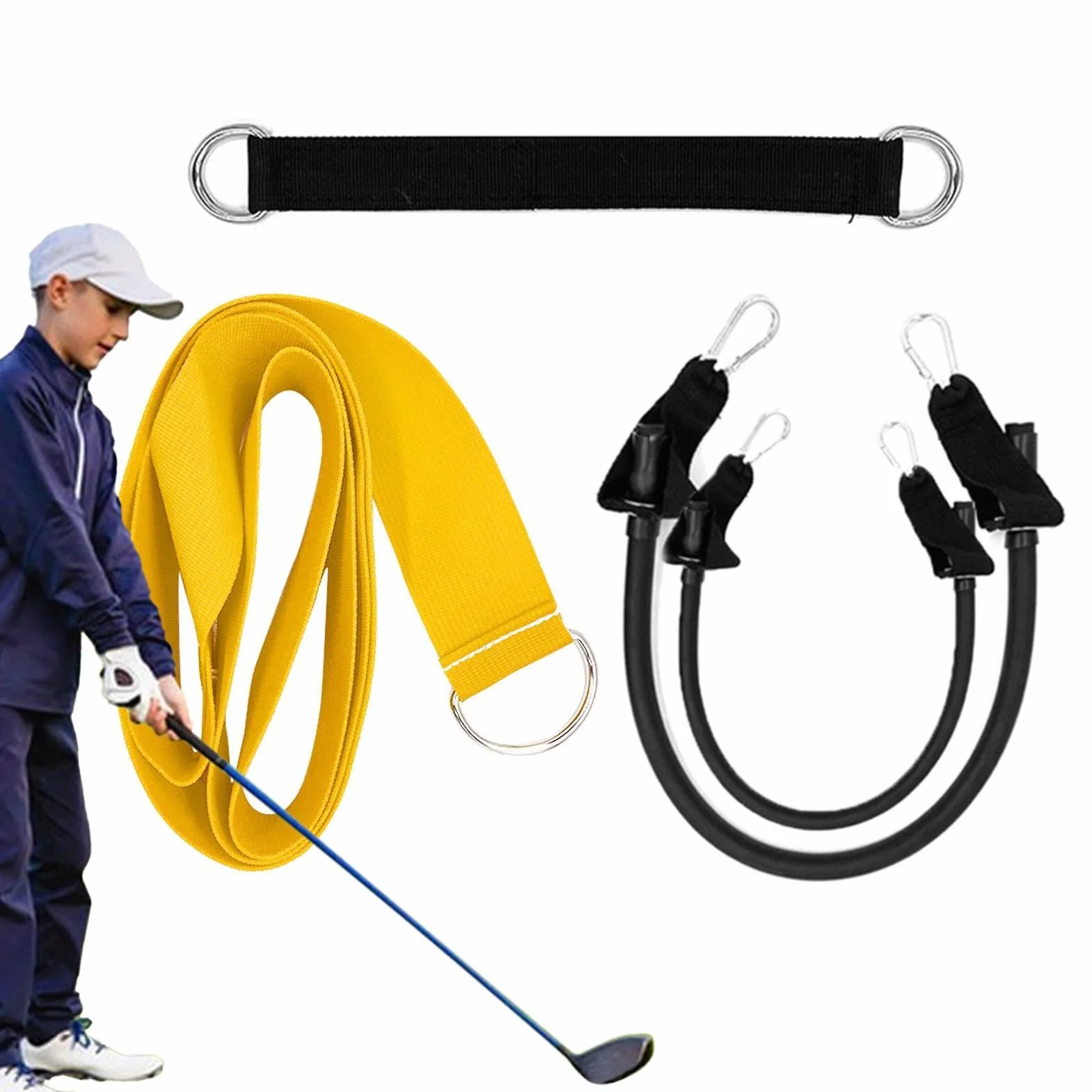 Cinturón de Entrenamiento de Swing de Golf - Entrenador de Swing, Empuje y Gire, Talla Única