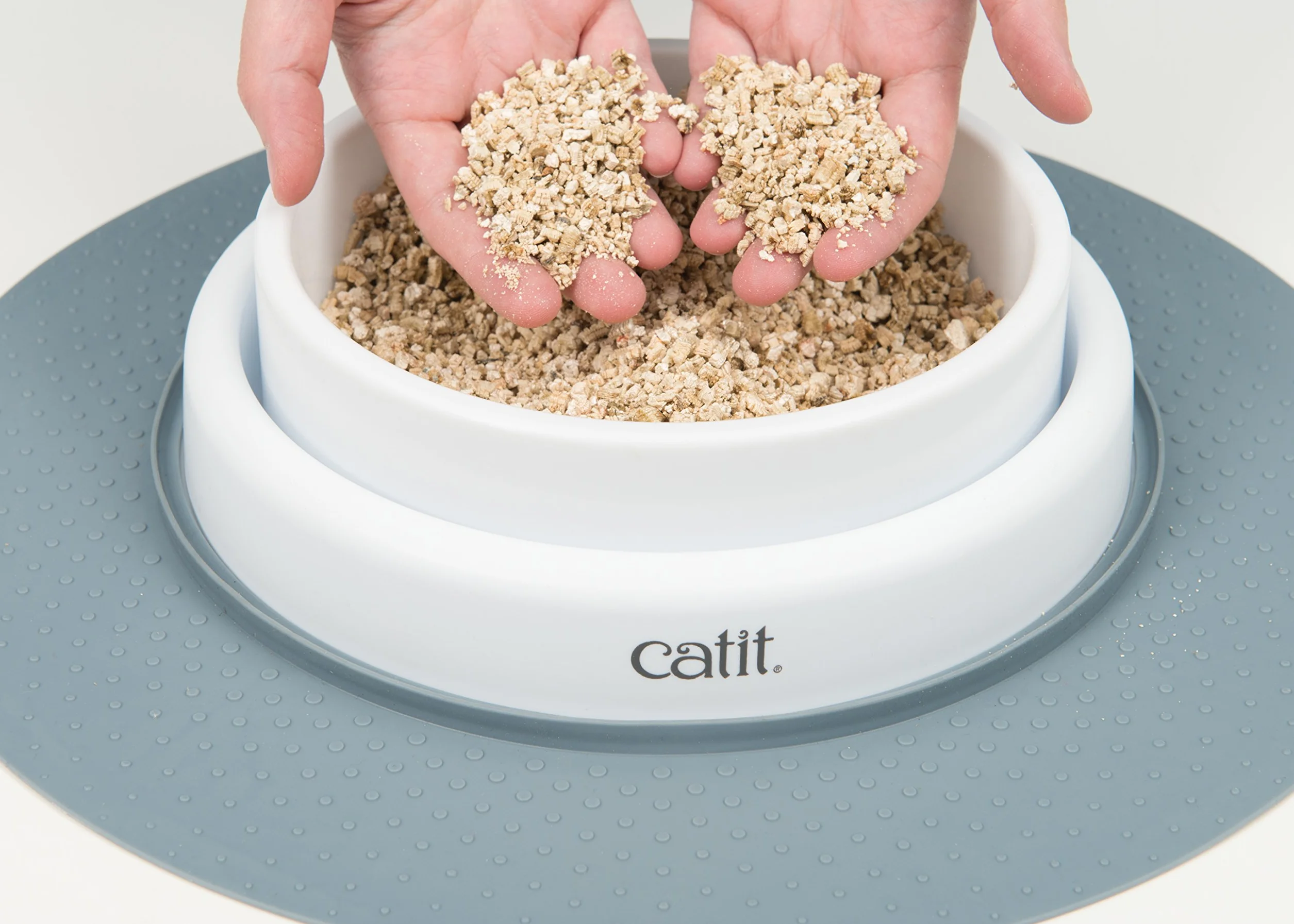 Cat Grass kit - 3 x Semillas y Vermiculita
