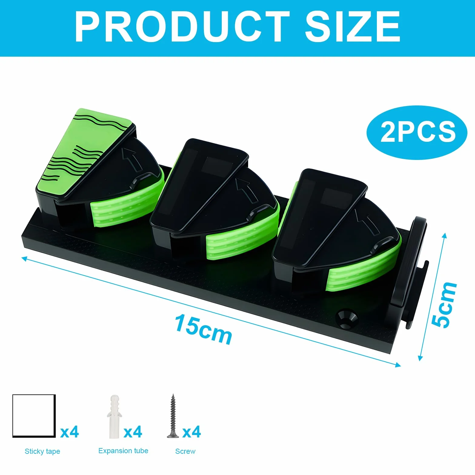 Soporte Cañas de Pescar Portacañas Plástico Goma UV Antideslizante Juego 2 Unidades Barco