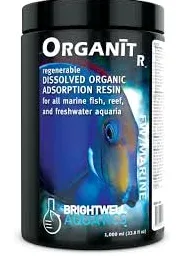 Brightwell Aquatics OrganitR - Medios de resina de adsorción orgánica, 20 L
