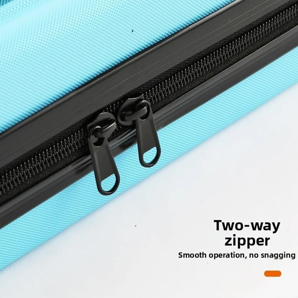 Funda impermeable PVC para caña de pescar 45 cm azul