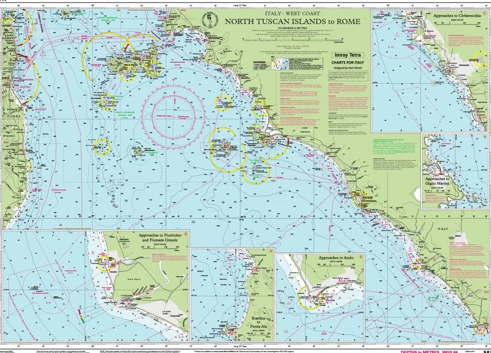 M17 North Tuscan Islands to Rome: Italy West Coast (M Series)