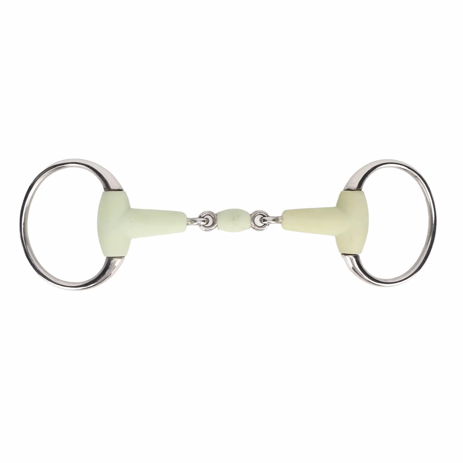 SENECESLI Broca de Caballo Duradera de Acero Inoxidable para Entrenamiento con Sabor a Manzana, Broca de Filete de Goma para Carreras, 1 para la Boca