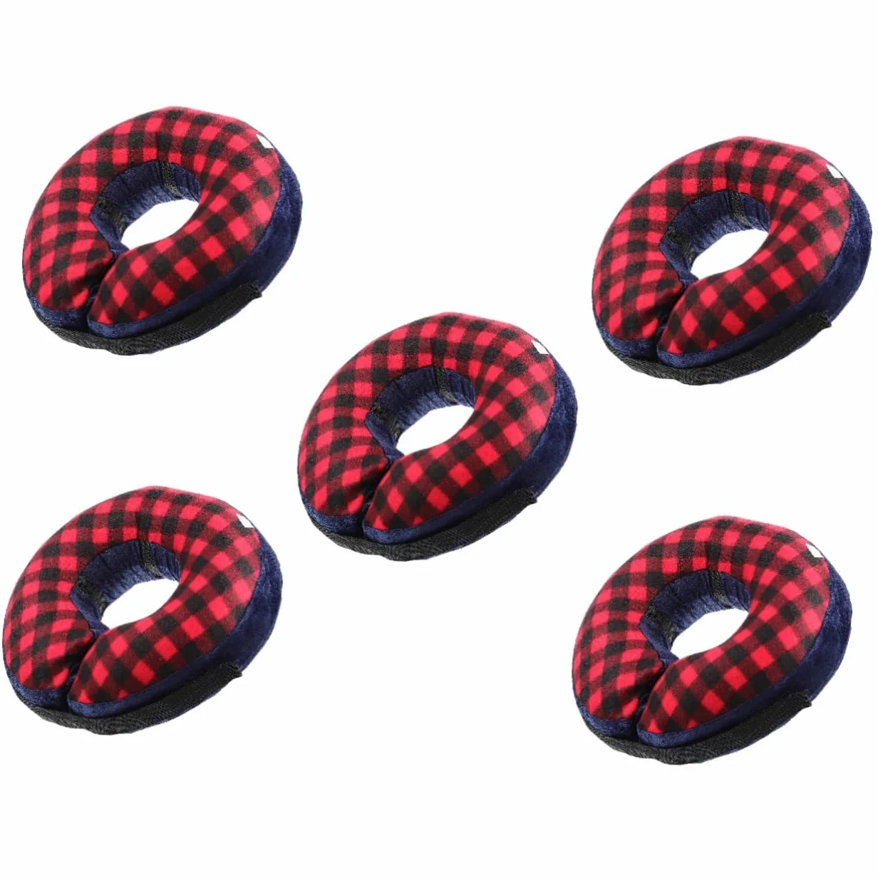 Ipetboom 5piezas Collar Inflable Protector para Mascotas Collar De Cómodo y Transpirable para Gatos y Perros Después De para Cuidado De Heridas
