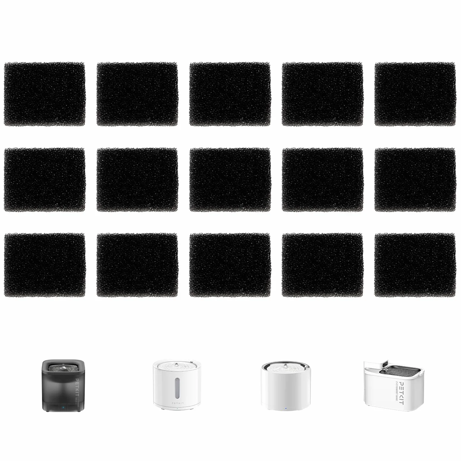 PETKIT Reemplazo del Filtro de Espuma para PETKIT Bomba Inalámbrica Dispensador de Agua, Filtro Reemplazable para la Proteccion de la Bomba