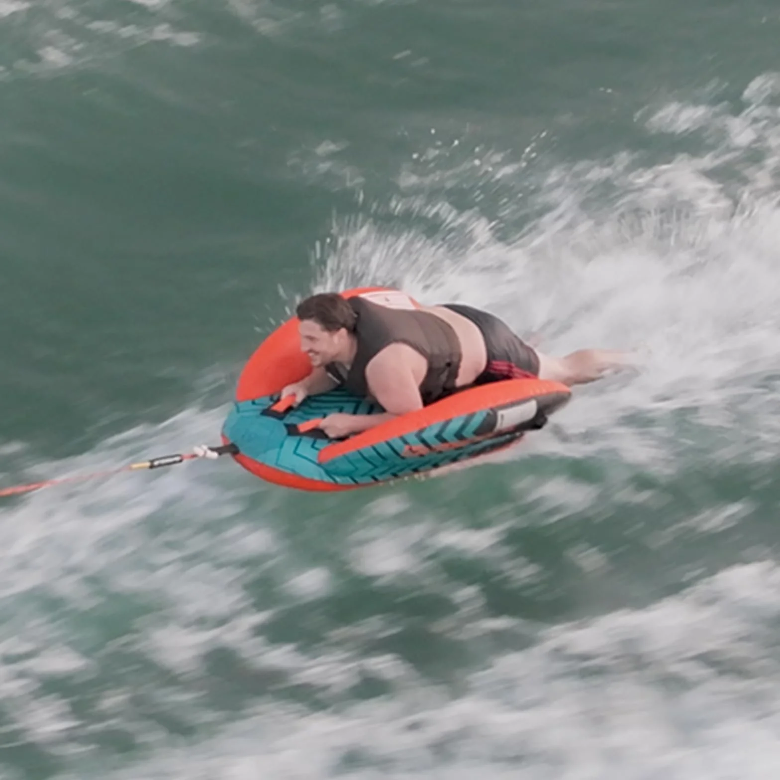 Mesle Flotador de Arrastre Hinchable para Barco Cruzer 1 Persona Deportes Acuáticos