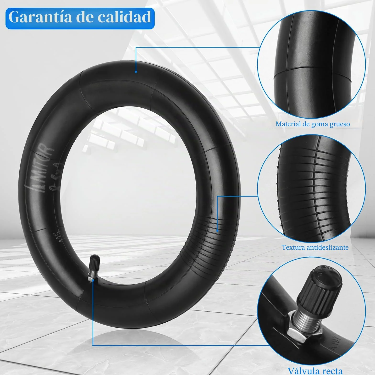 Xiaomi M365 Pro 2 1S Scooter Eléctrico Cámara Patinete 8 1/2 x2 8.5 Pulgadas 50/75-6.1 Neumáticos Interiores