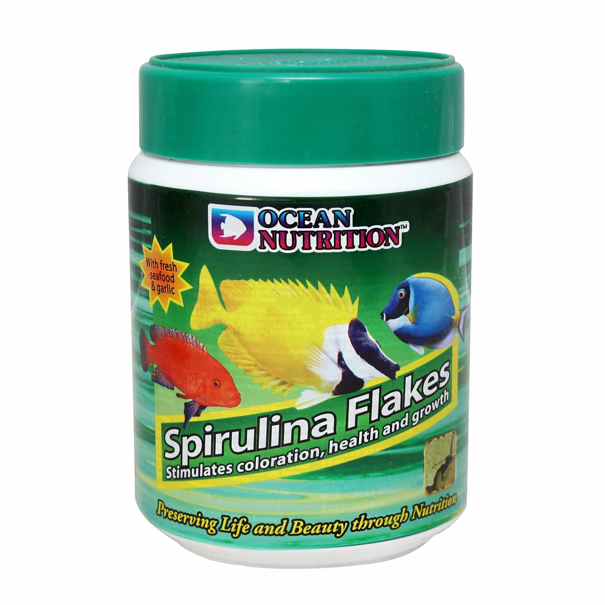 Hojuelas de espirulina para Pescado, 156 g