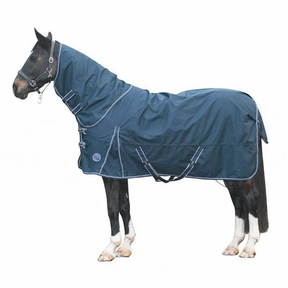 HKM - Manta de Invierno (extraíble, 300 g, Relleno 600D), Color Azul Oscuro