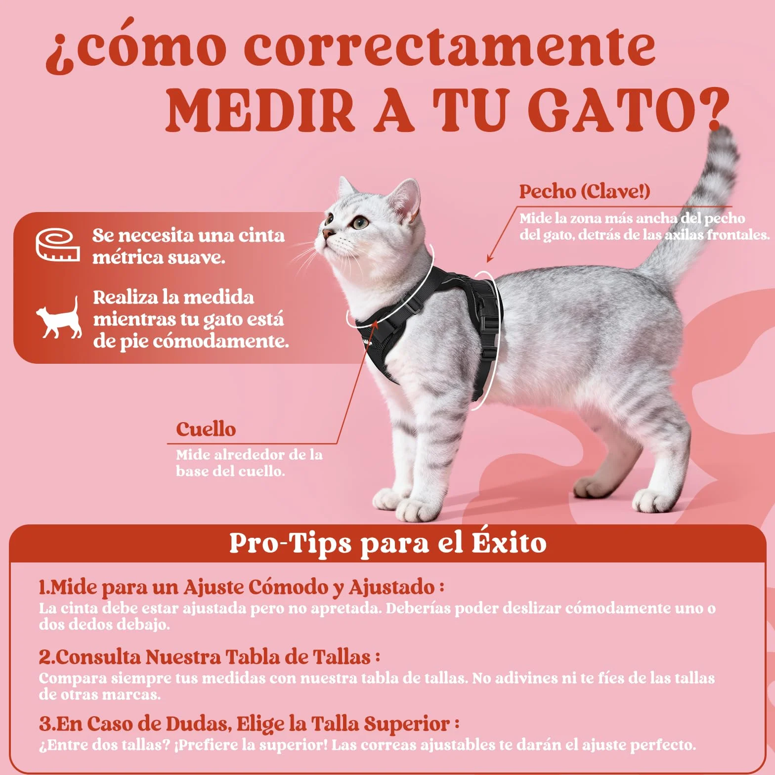 rabbitgoo Arnes para Gatos Antiescape con Correa 150cm, Arnes Gato Ajustable Reflectante, Chaleco de Tela de Malla Suave y Transpirable, Arnés Gato Pequeño para Caminar Entrenar, XS, Negro