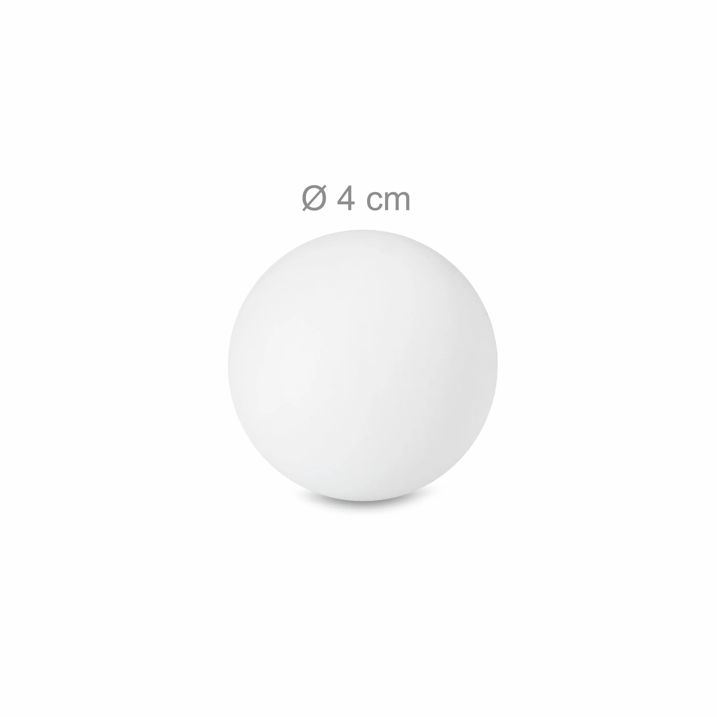 Relaxdays Pelotas Ping Pong 100 Unidades Bolas de Plástico Tenis de Mesa 40 mm Blanco