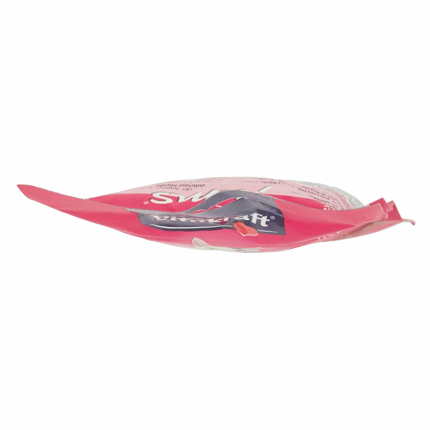 Vitakraft Cat YUMS, golosina para Gatos, Snack Blando para Gatos Relleno de Salchicha de hígado, en Bolsa resellable, sin azúcar añadido (1x 40g)