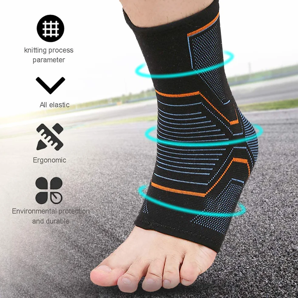 Soporte de Tobillo Deportivo para Fútbol Baloncesto Fitness Unisex (M)