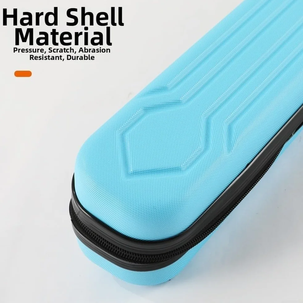 Funda impermeable PVC para caña de pescar 45 cm azul