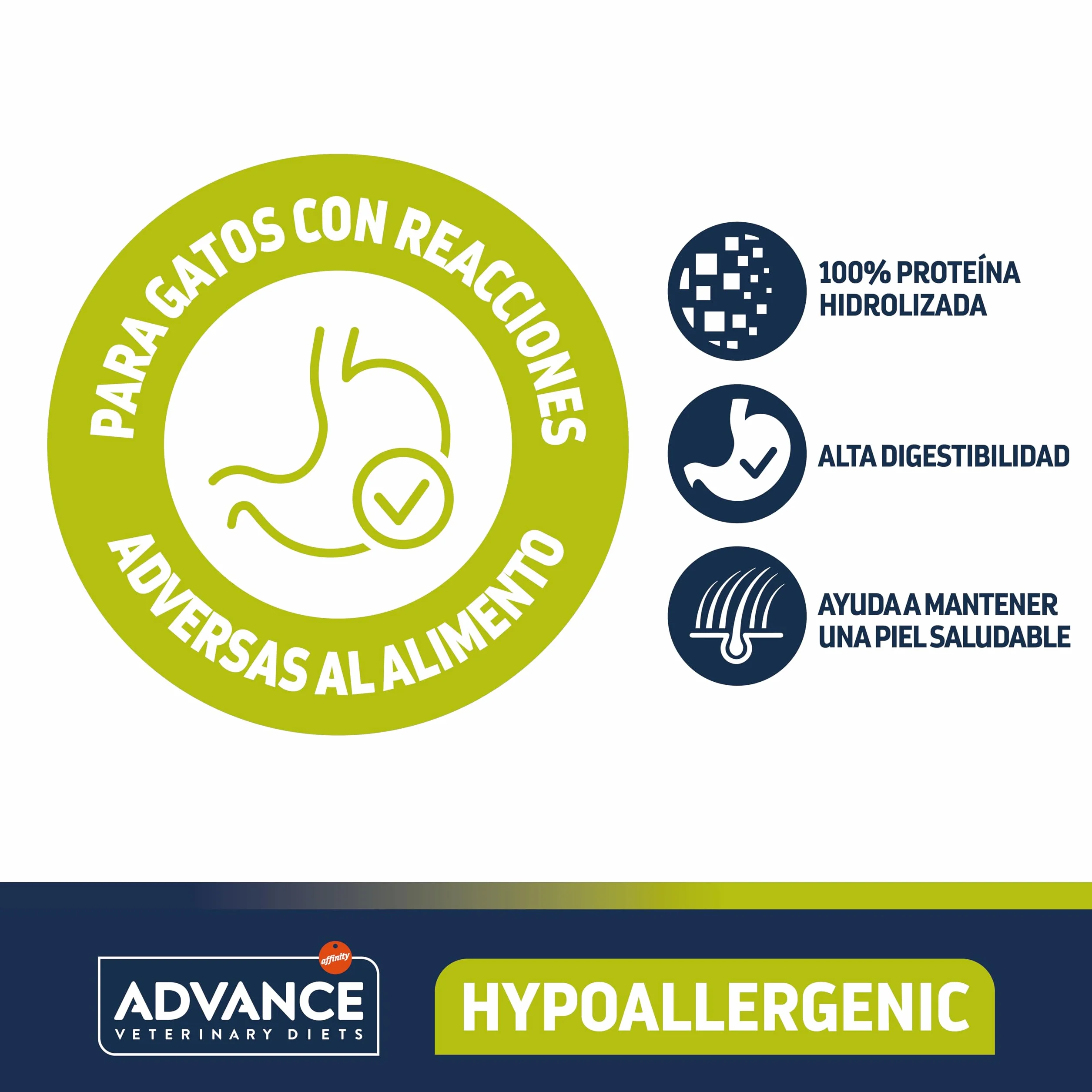 Advance Veterinary Diets Hypoallergenic, Pienso para Gatos 6,5kg