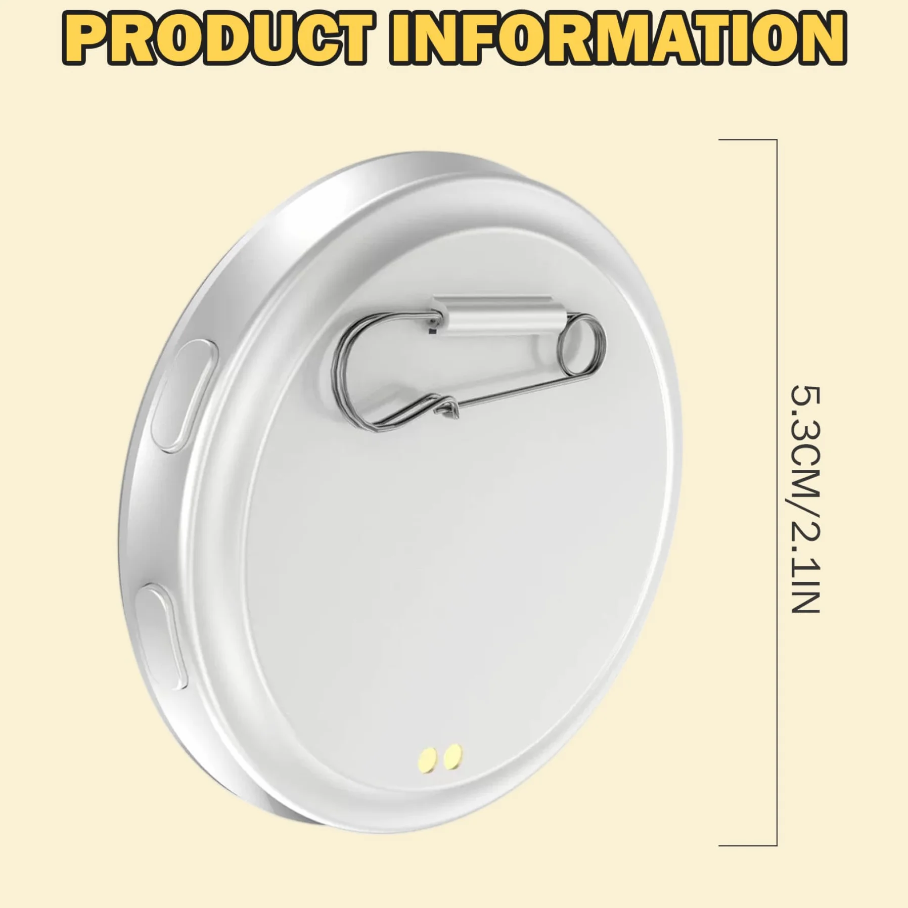 Insignia de Pin Digital de 1.7 Pulgadas con Pantalla Táctil HD para Vídeos y Fotos