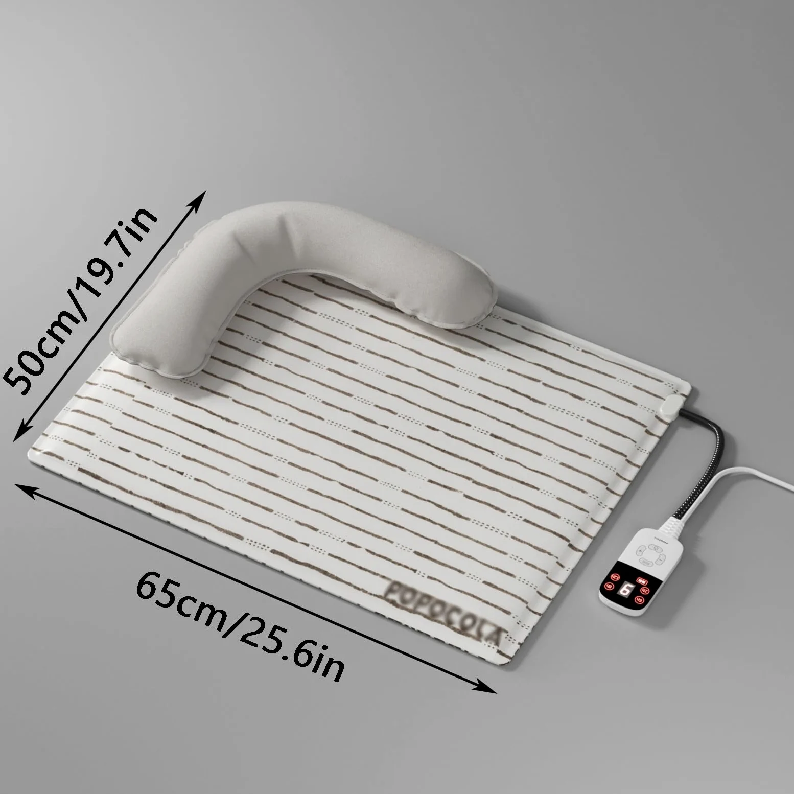 Esterilla Térmica para Mascotas con Almohada, Manta Termica Gatos, Control de Temperatura Inteligente, Impermeable y Duradera, para Gatos, Perros y Otras Mascotas(Large)