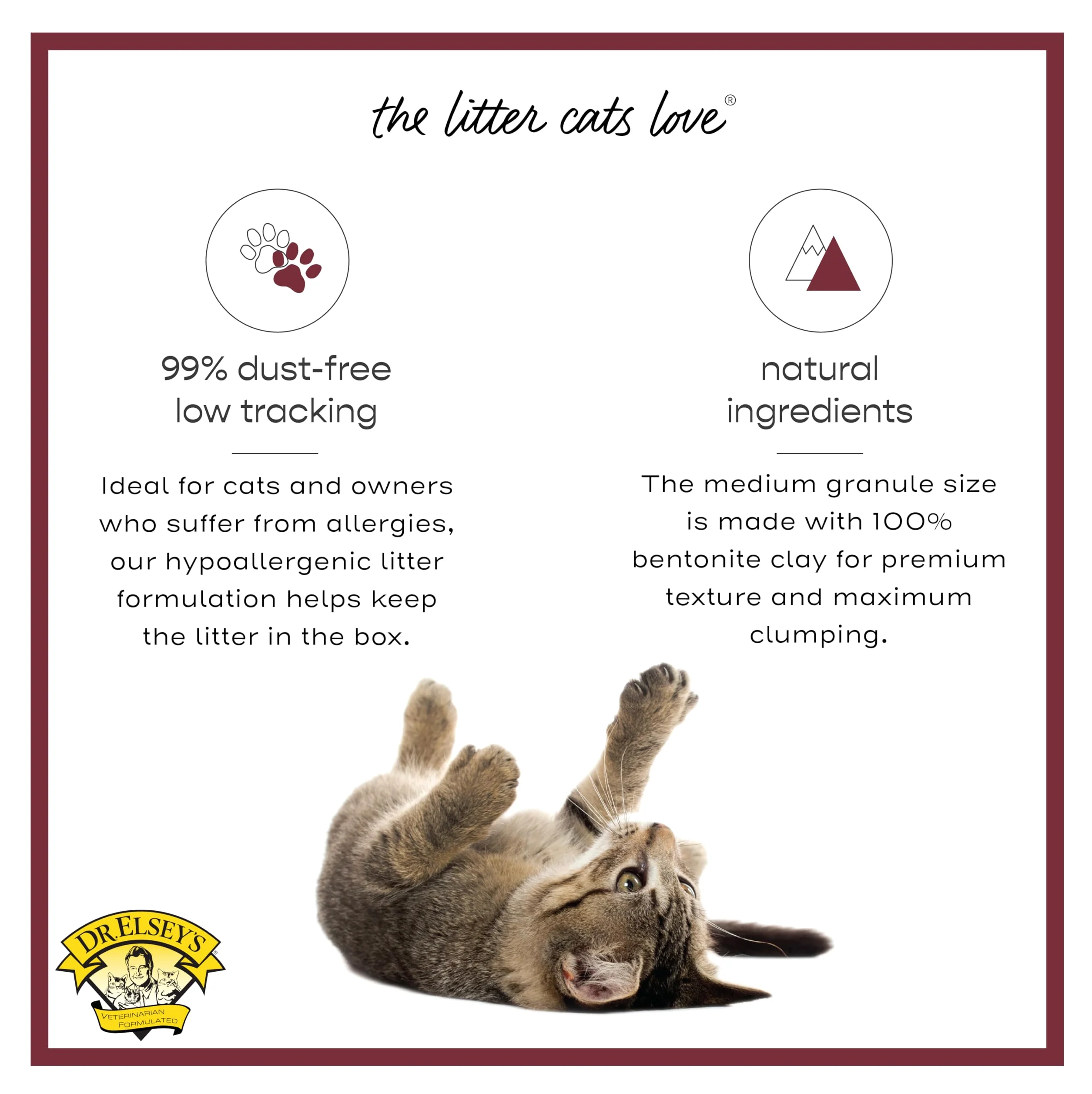 Precioso Gato Classic Premium agrupamiento Cat Litter