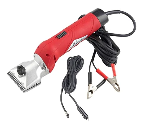 Folk Esquiladora peladora Modelo B6-LB, 12V- 250W, 2800 RPM inalámbrica- Caballos, mulos, Perros Grandes, Gatos (C- +1 Kit de Cuchilla y Peine 3mm)