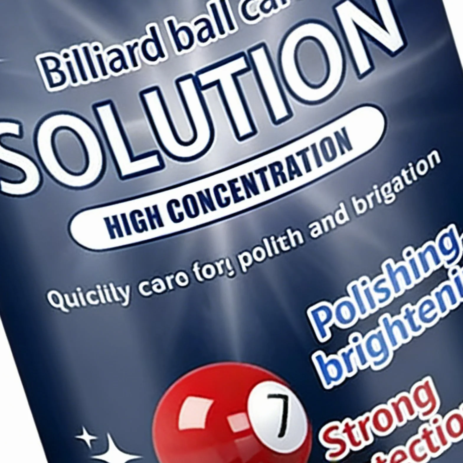 Limpiador de bolas de billar 100 ml con esponja | Accesorios de billar para piscina