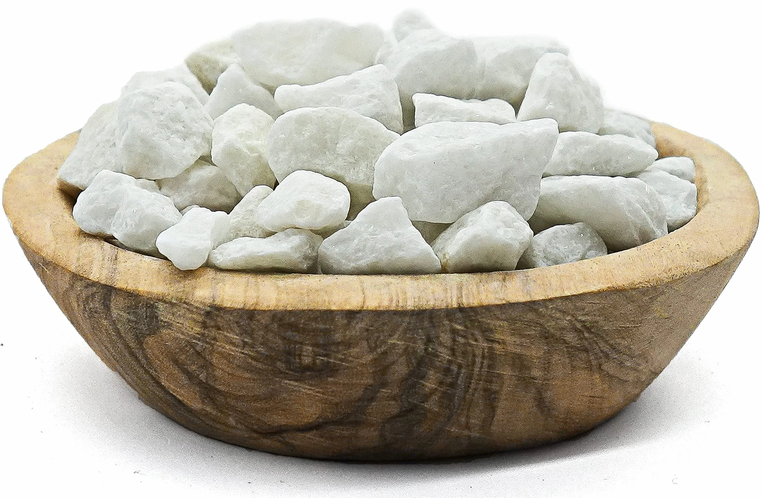 Grava Blanca 1,8kg - Piedras Decorativas - Grava Acuario - Piedras Decorativas para Jarrones - Piedras Acuario y Peceras - Piedras para Macetas - Grava Jardin (9-12 mm)