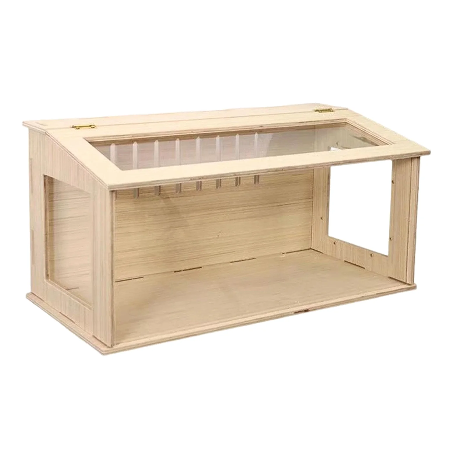 F Fityle Jaula para Hámster de, Caja de Cría de Pollos con Ventana, Escondite, Nido, Hábitat para Ratones Y, Caja Nido para Ratones, Ratones Y, Lados Transparentes de 40 cm