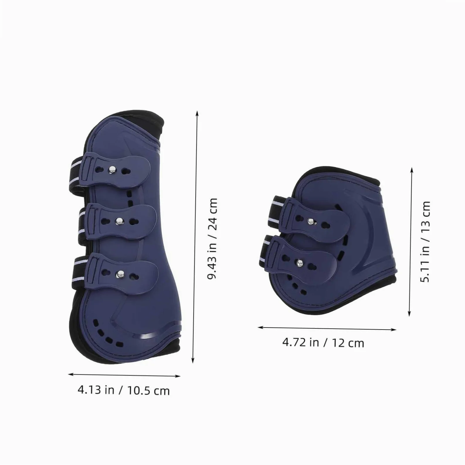 Juego De 4 Protectores para Patas De Caballo Protectores para Tendones Material De PU para Una Mayor Seguridad De Las Al Montar