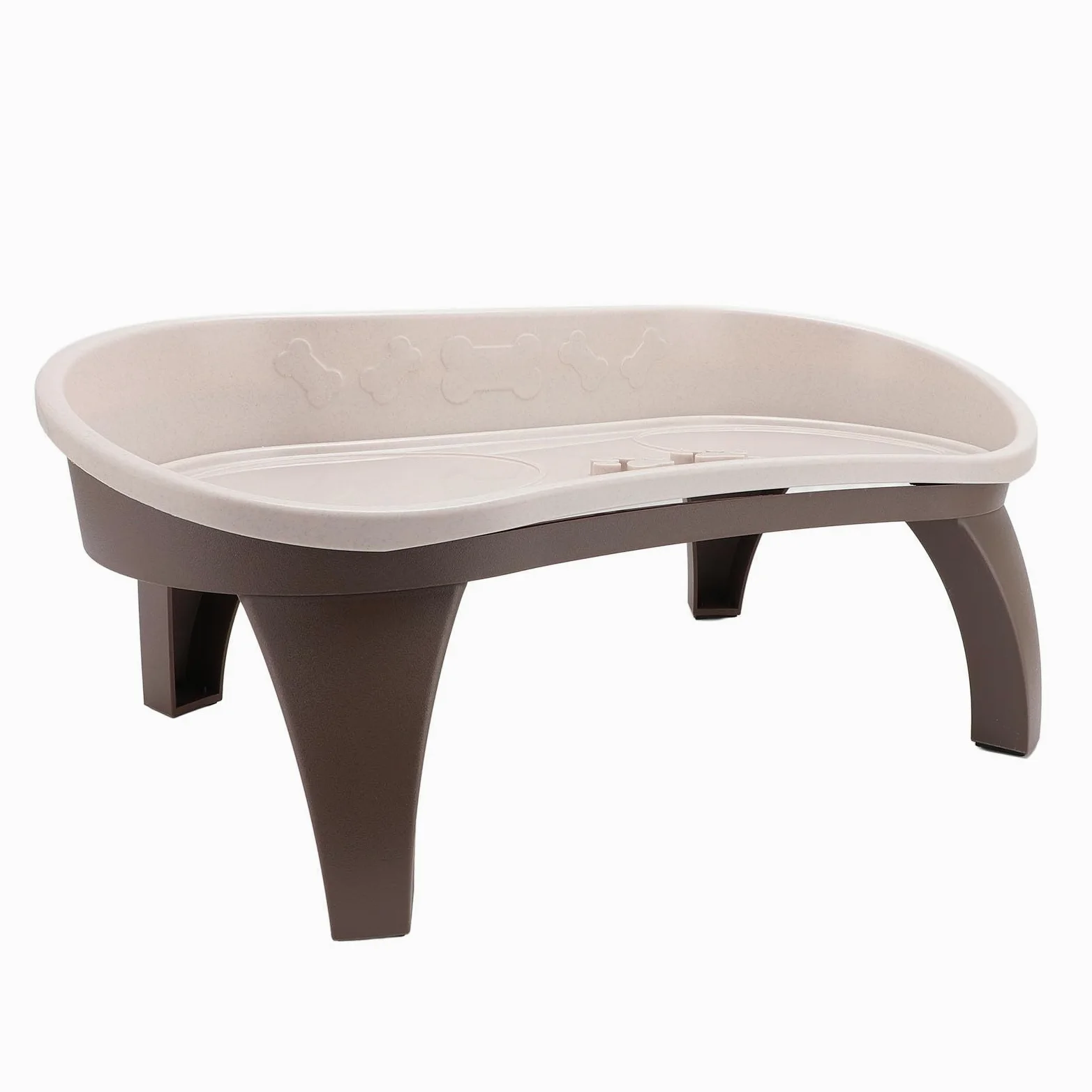 Soporte Elevado para Cuenco para Perros con Pies a Prueba de Arañazos, Bandeja Elevada para Comedero para Mascotas Pequeñas, Medianas y Grandes