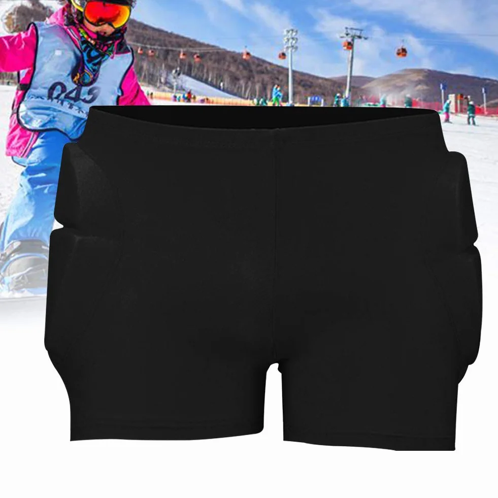 Pantalones Cortos Acolchados con Protección de Cadera 3D para Patinaje, Snowboard, Equitación y Ciclismo
