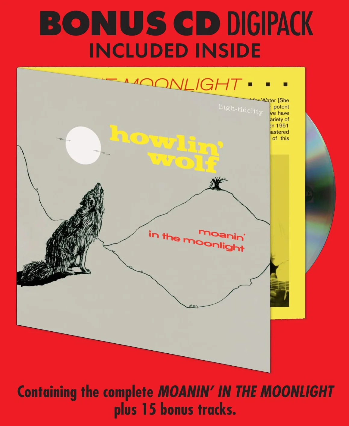 Moanin' in the Moonlight CD Digipack