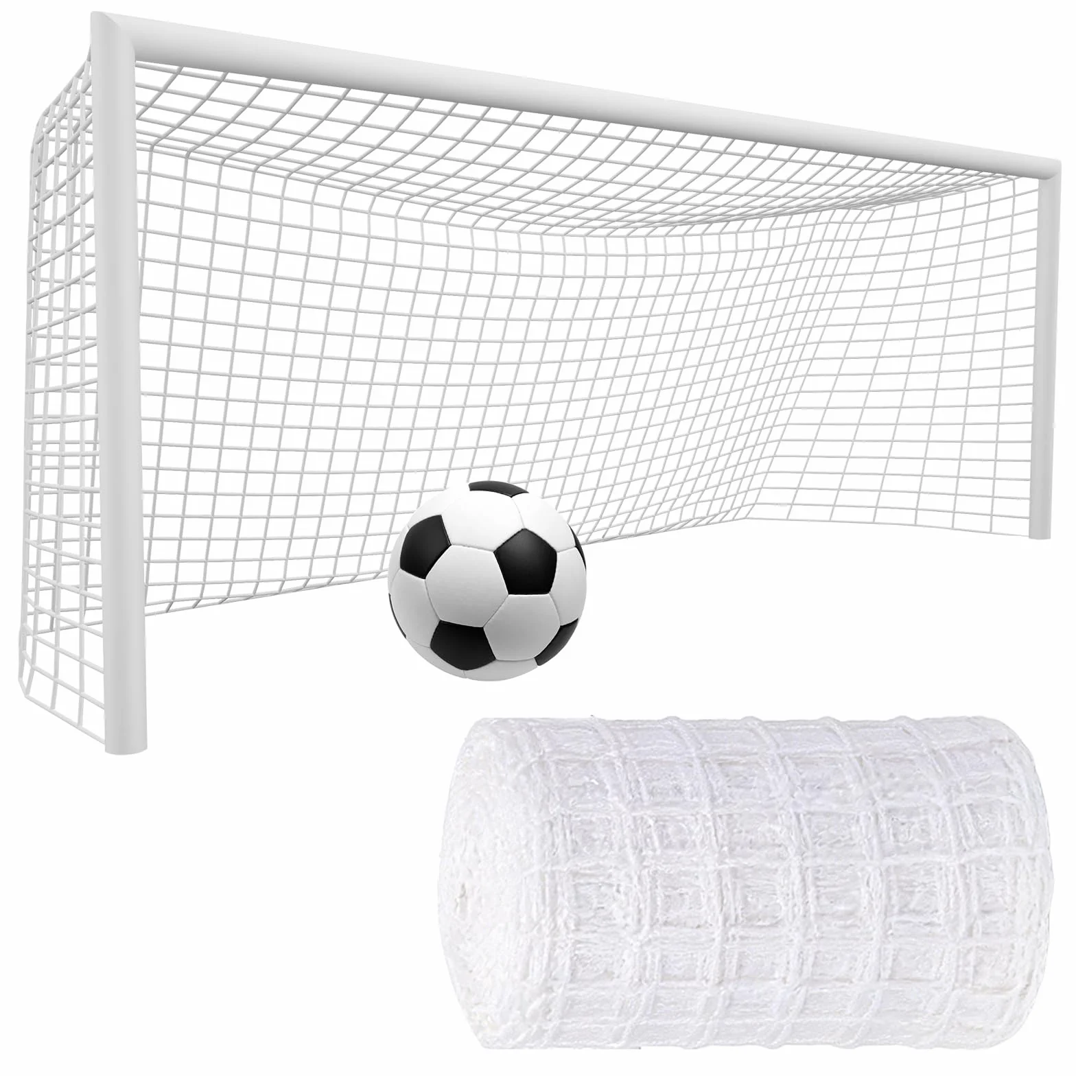 Red portería fútbol 3x2 m polipropileno resistente intemperie deportiva entrenamiento