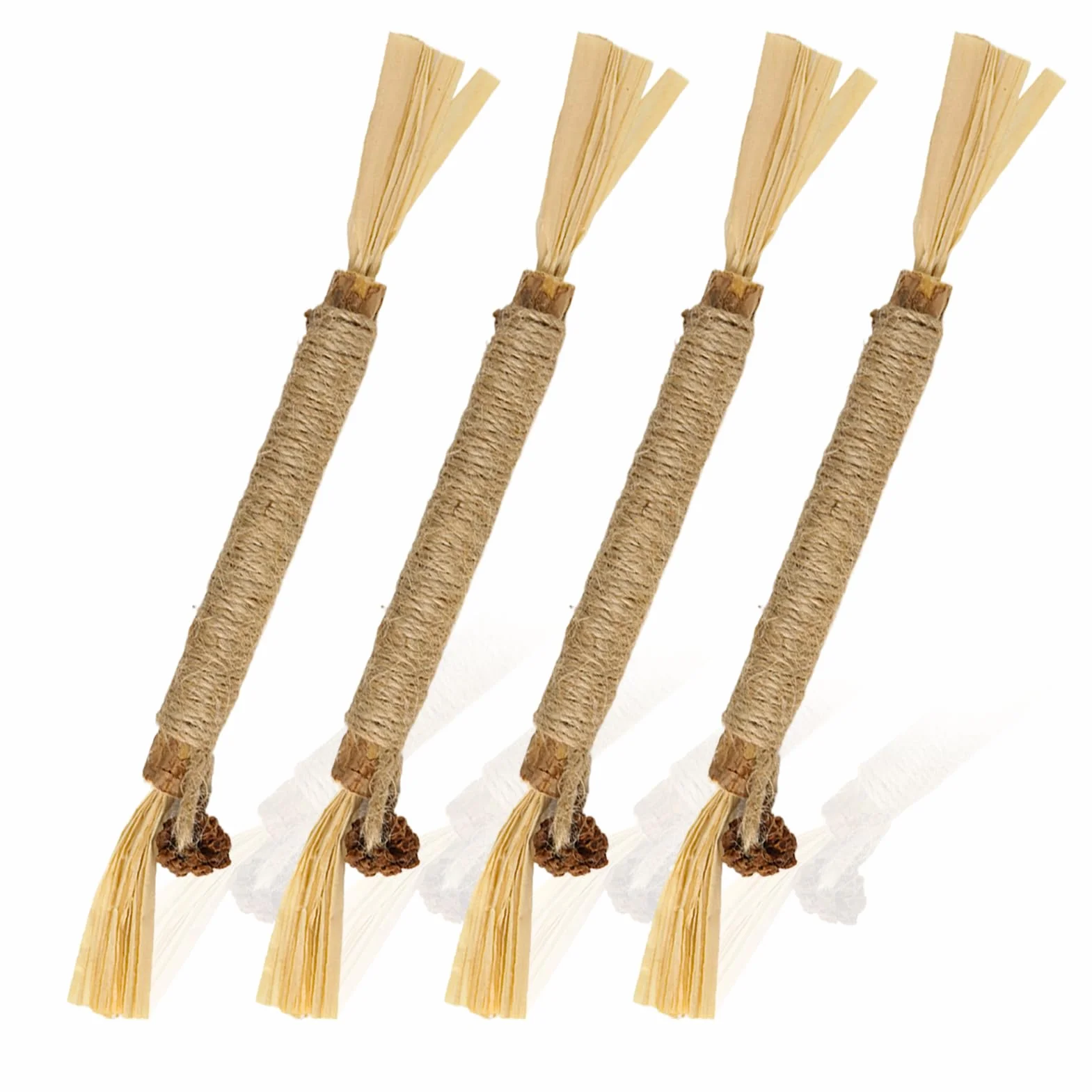 4 piezas de palitos masticables para gatos, juguetes de higiene bucal, cuidado dental, ayuda a eliminar el sarro y el mal aliento, salud e higiene dental