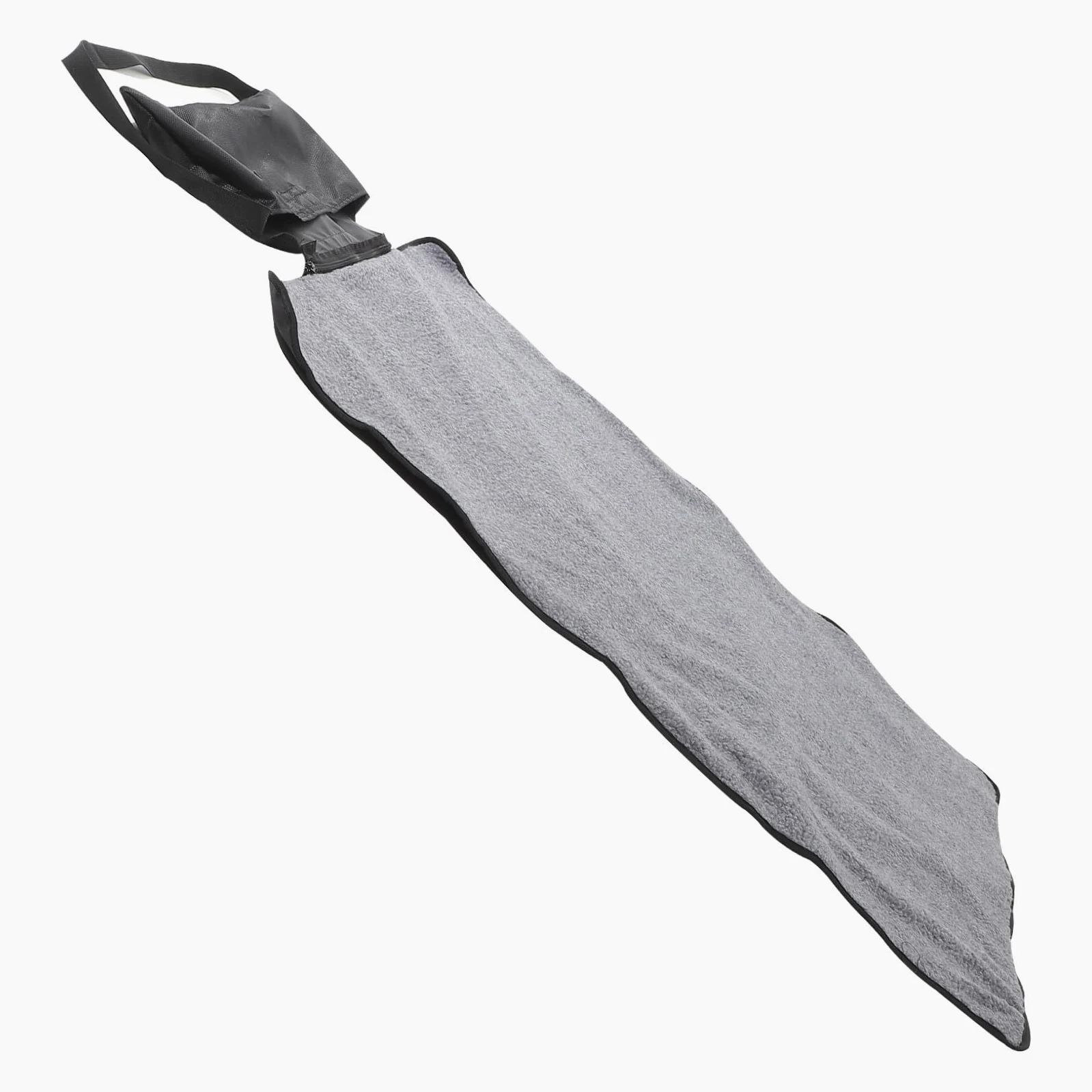 Alfombrilla Térmica Plegable para Mascotas y Perros, Portátil, Negra | Lana Suave, Formato Rectangular, Bolsa Lateral Cremallera, para Exterior o Cama, Fácil de Guardar