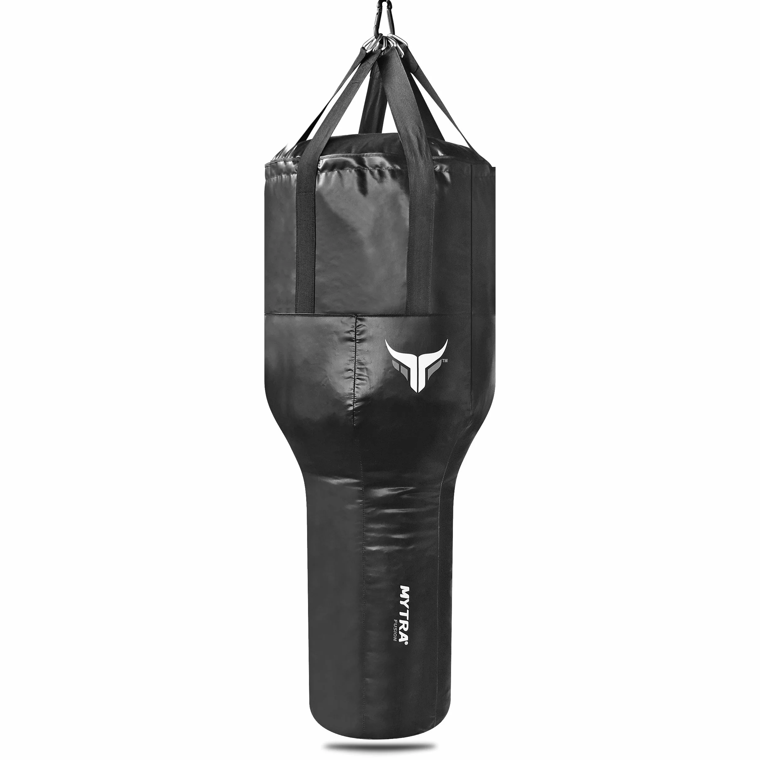 Mytra Fusion Uppercut Saco de Boxeo sin Relleno 4 pies para Boxeo MMA Artes Marciales Kickboxing Negro