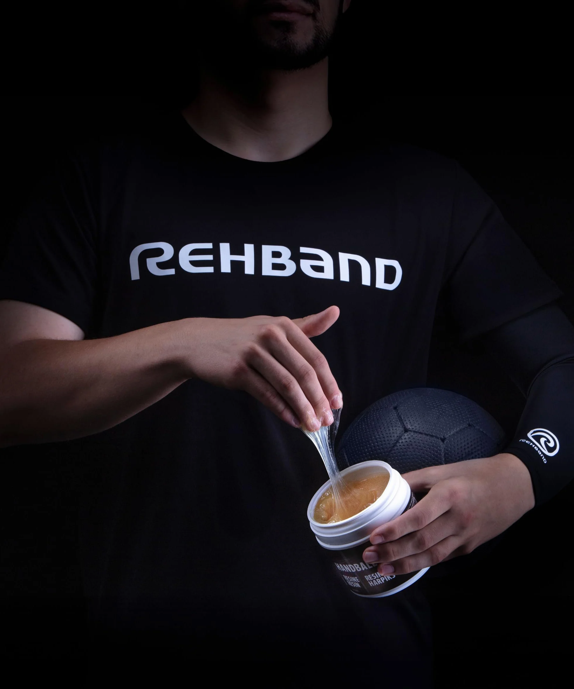 Rehband Resina Natural para Balonmano, adherencia Fuerte y Duradera, Probada Dermatológicamente