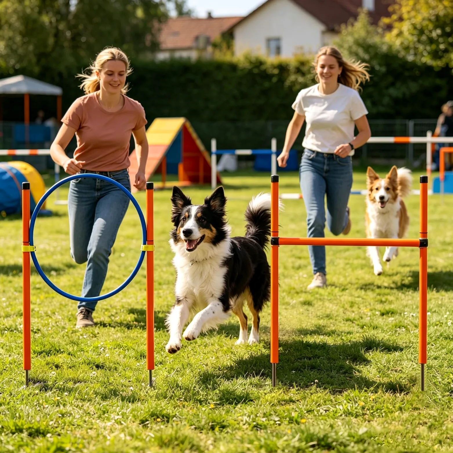 Equipo de adiestramiento en agilidad para perros Juego de Entrenamiento con | equipo lúdico para perros en el jardín para Jardín, Parque, Playa, Zona Recreo, Campo, Competición, Recreación al