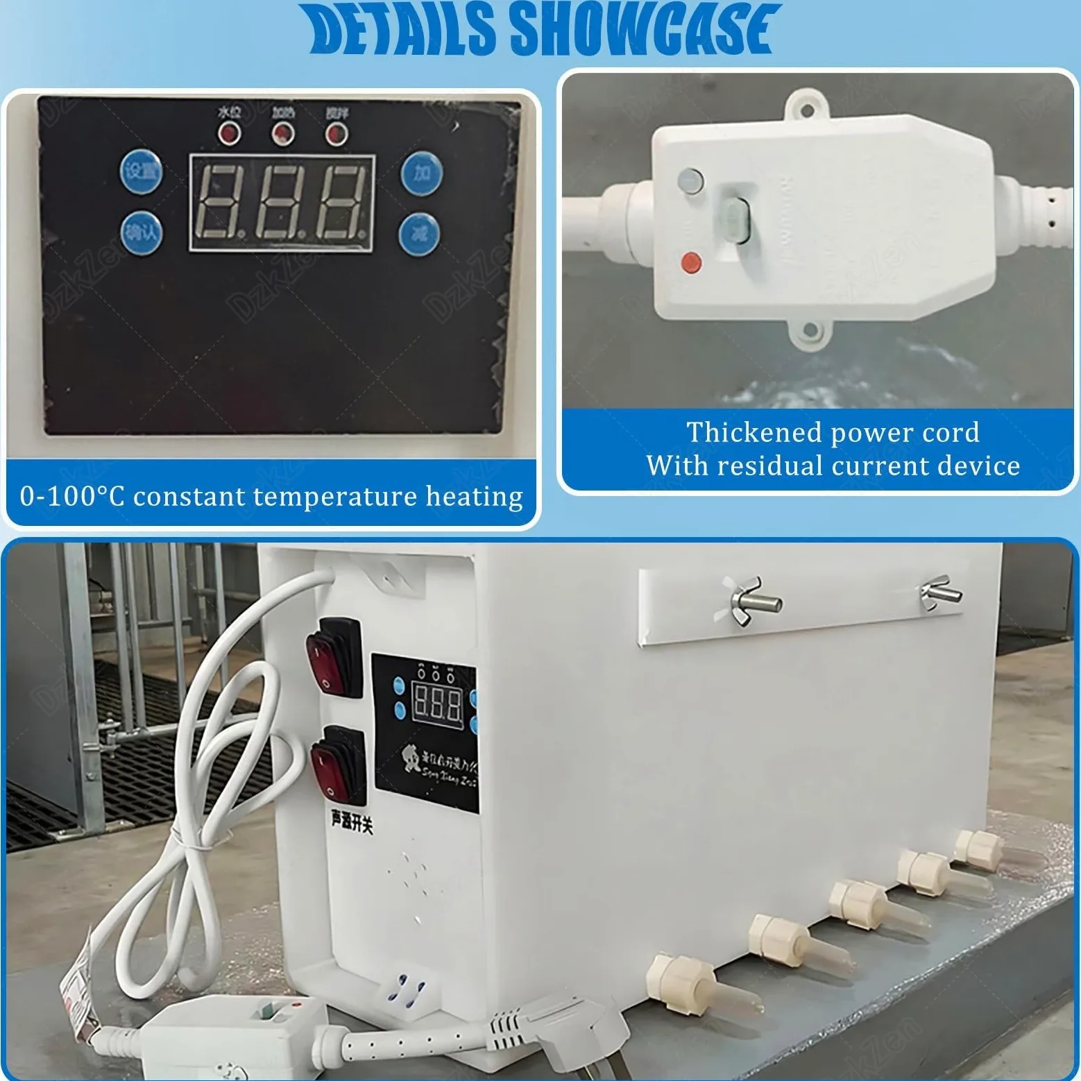 Alimentador De Leche For Lechones, Máquina Inteligente De Lactancia A Temperatura Constante, Estación De Alimentación con Agitación Automática, con Simulación De Sonido(8Nipples)