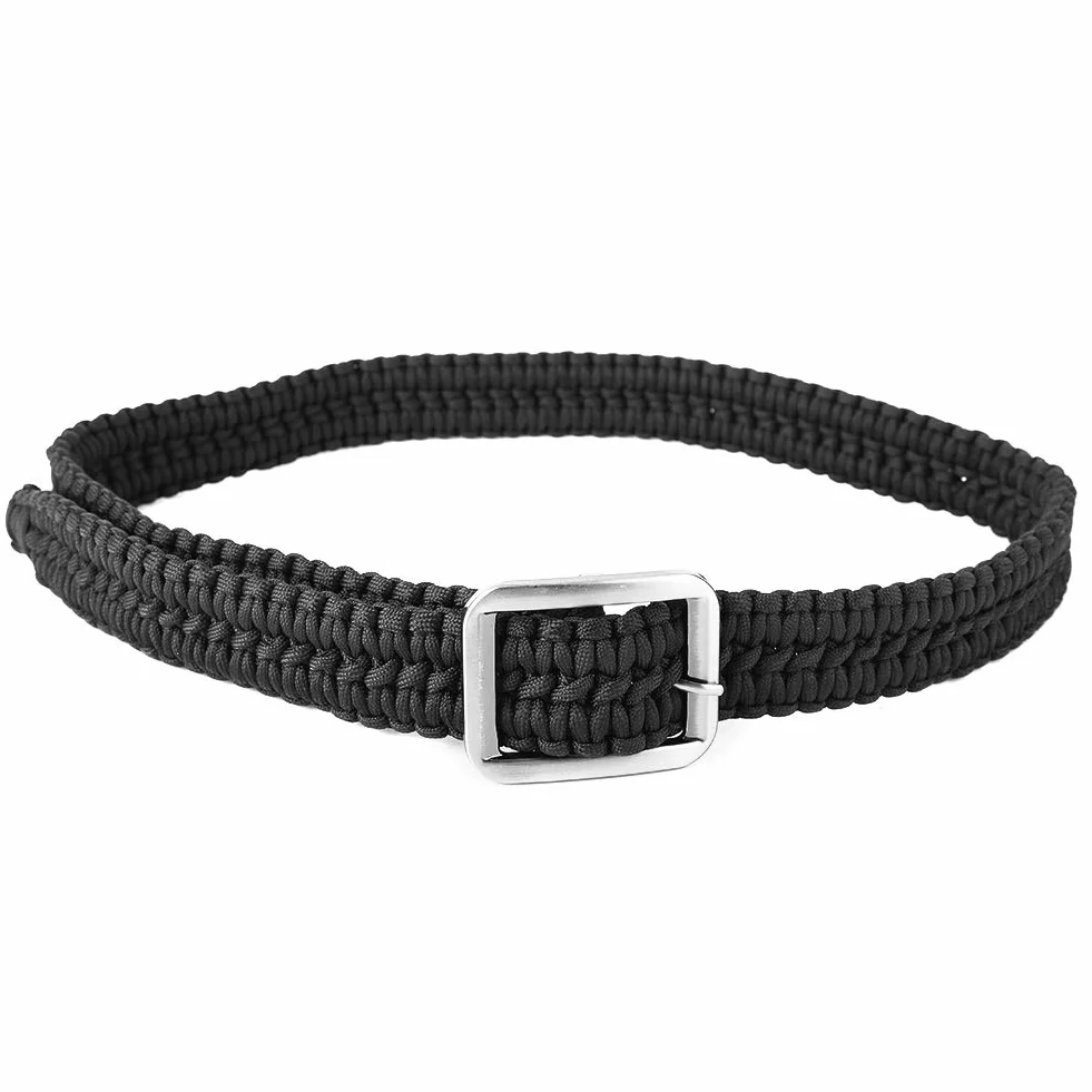 Cinturón de Supervivencia de Paracord Duradero, Cuerda Tejida Hecha a Mano para Acampar y Senderismo
