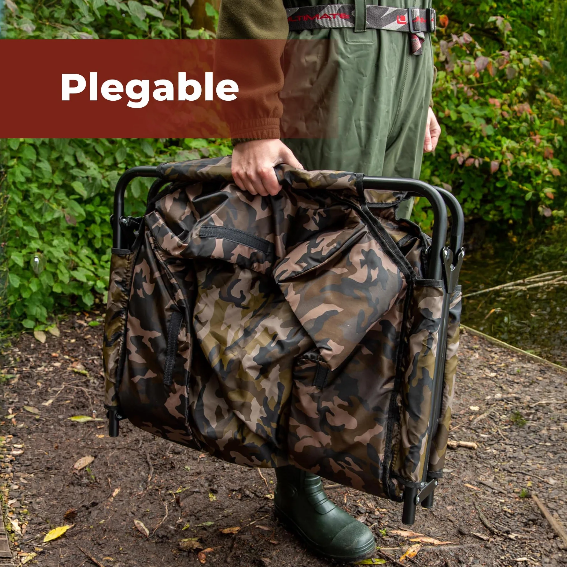 Cuna Plegable Carpa Camo Carpfishing